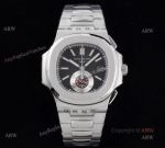 3K Factory Patek Philippe Nautilus Stainless Steel Black Dial Patek 5980 Swiss Copy Watch